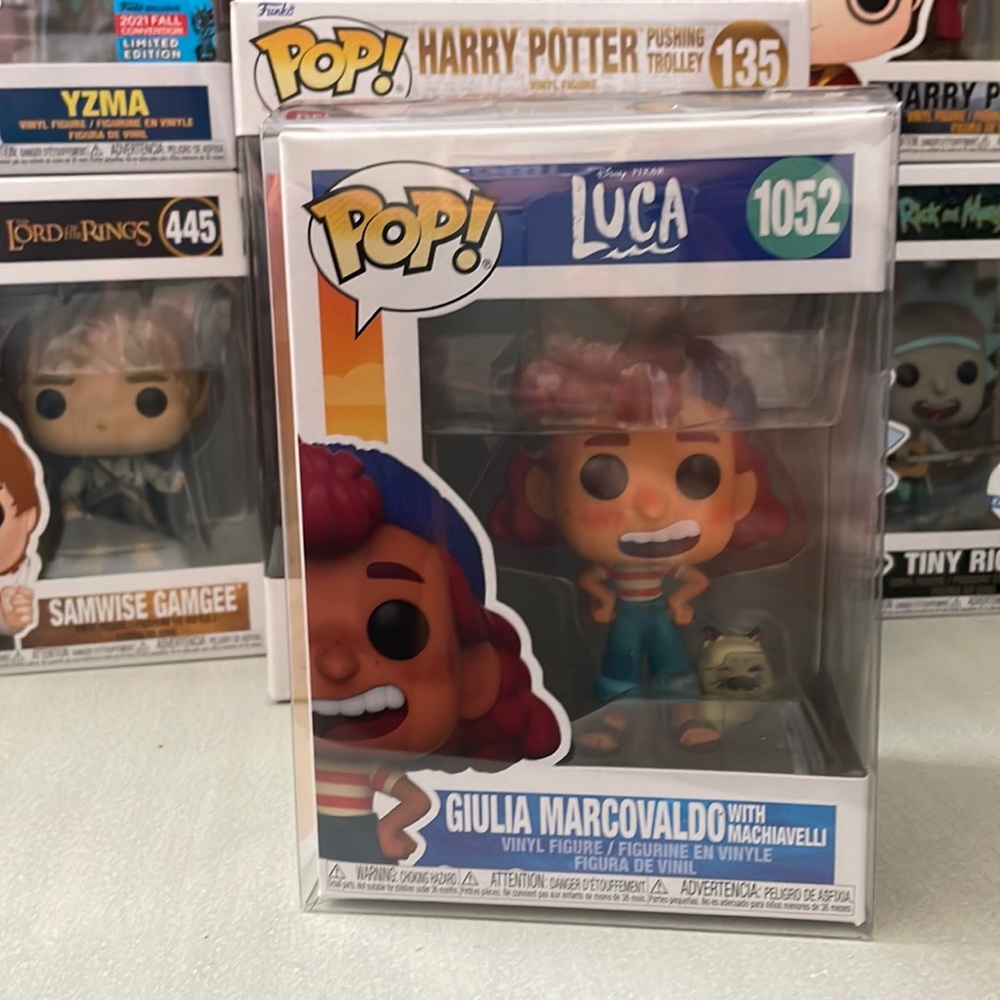 New Giulia Marcovaldo with Machiavelli. Luca funko pop
